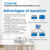 Battery balancer battery equalizer for 12V gel batteries and 12V lithium batteries